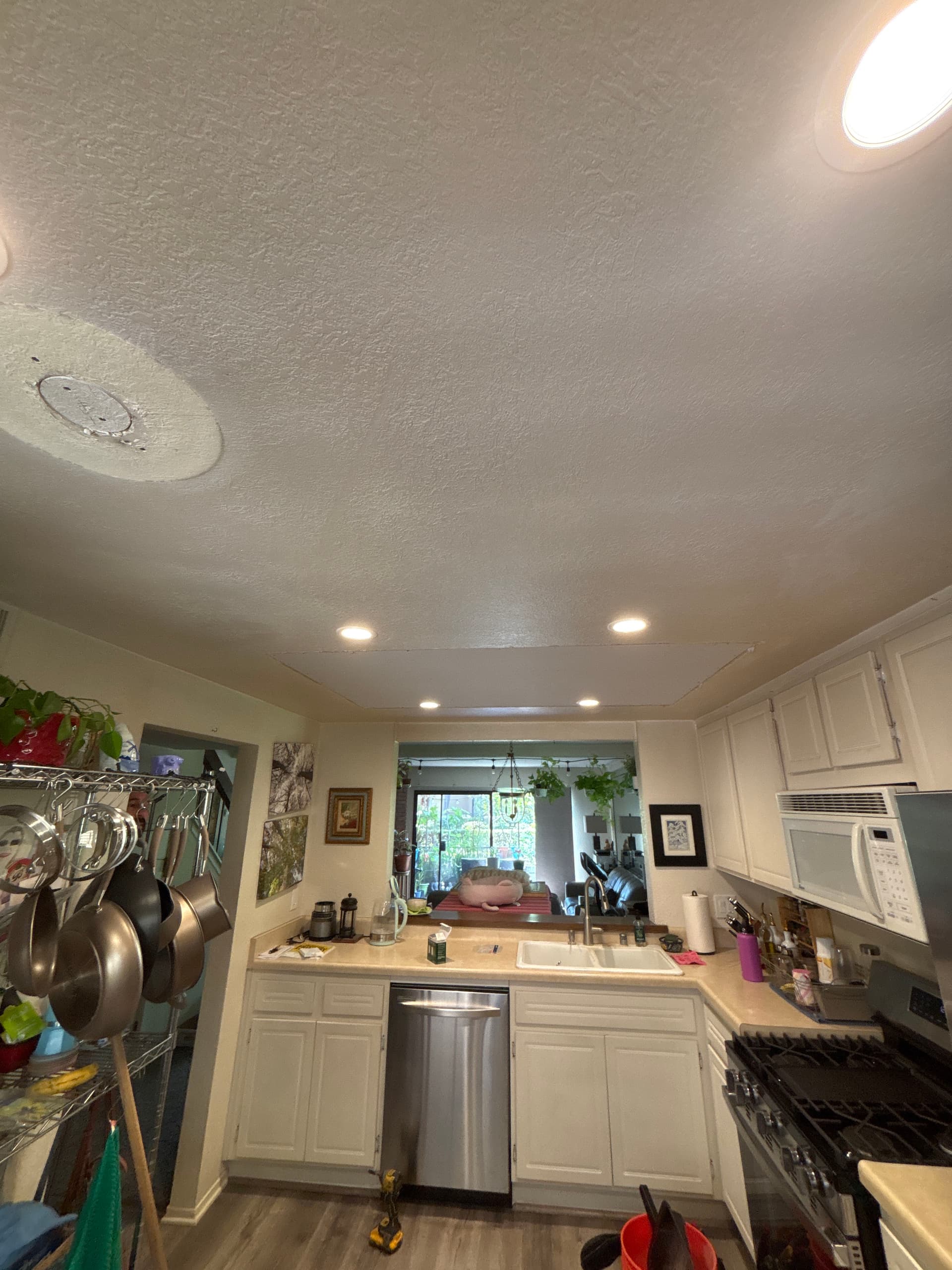 Gallery photos for Fluorescent Light Box Removed and Replaced With LED Recessed Lighting: Image #3