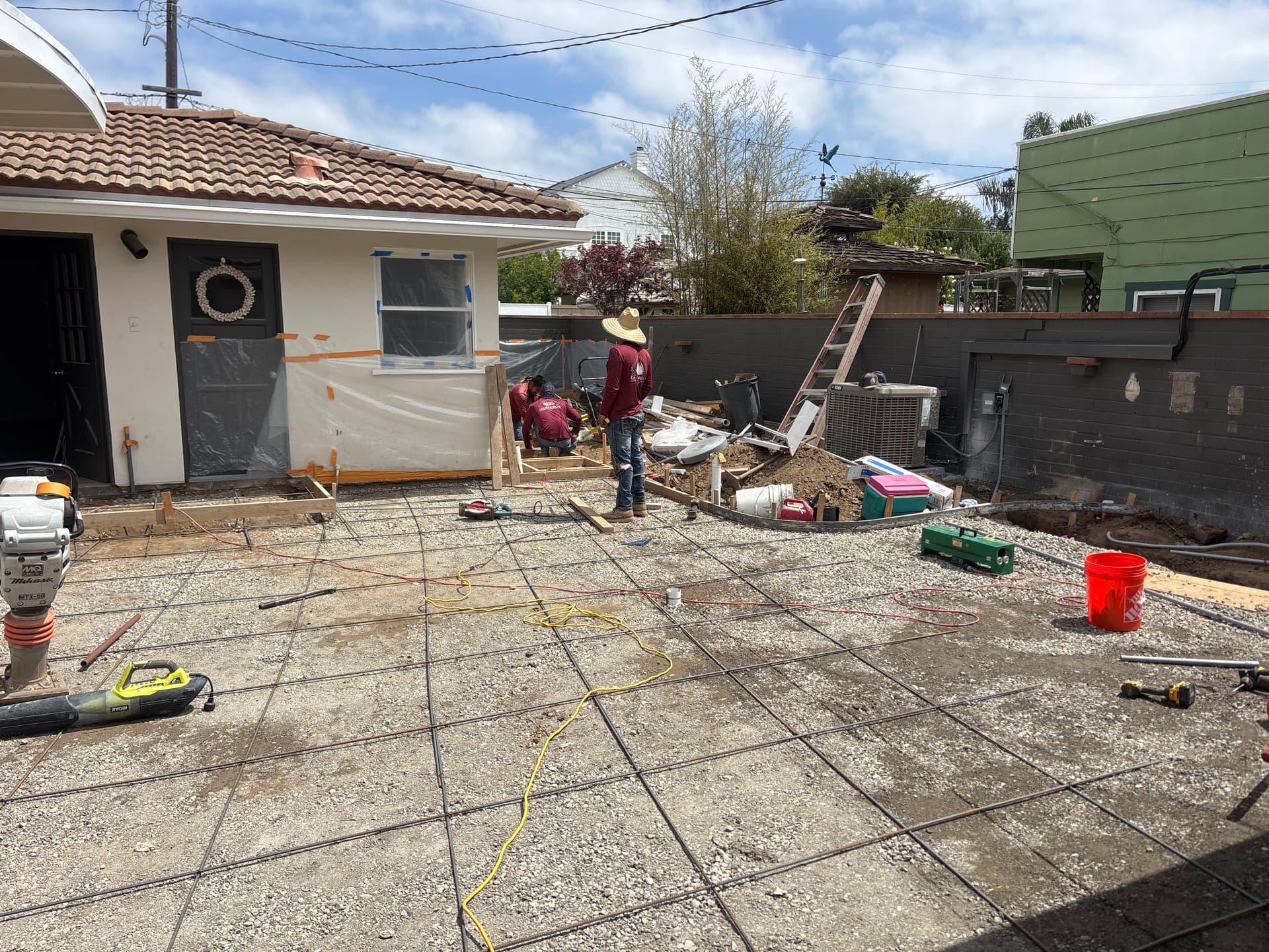 Gallery photos for Full Backyard Remodel Electrical Rough-In With EV Charging and Subpanel: Image #2