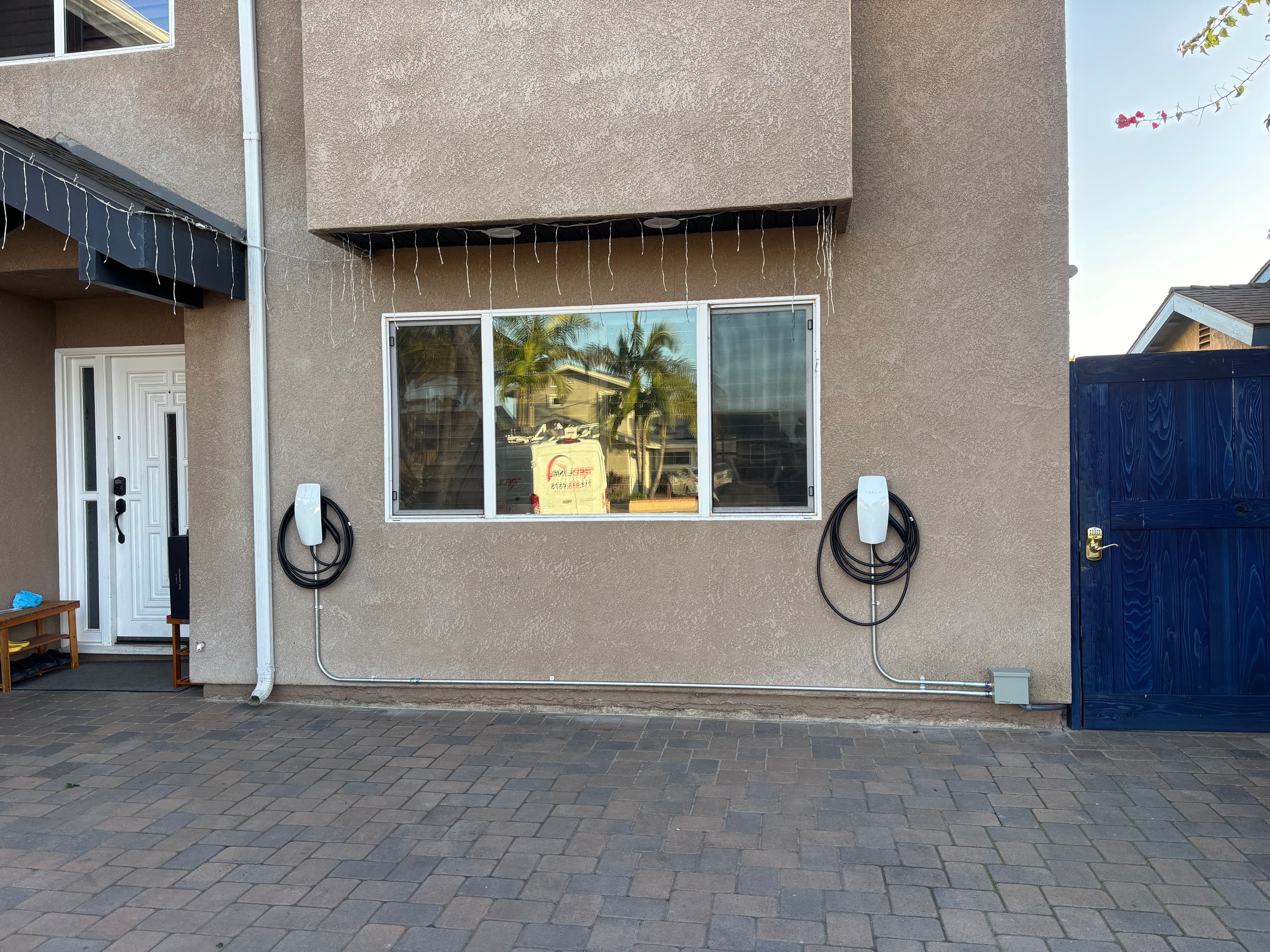 Project Dual Tesla Wall Connector Install with Smart Power Sharing image