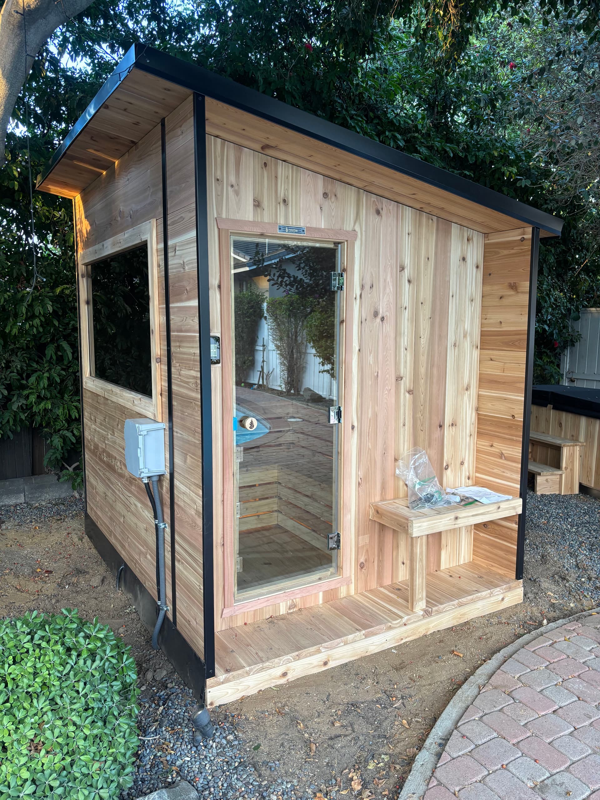 Gallery photos for How We Wire Backyard Sheds and Saunas the Right Way: Image #1