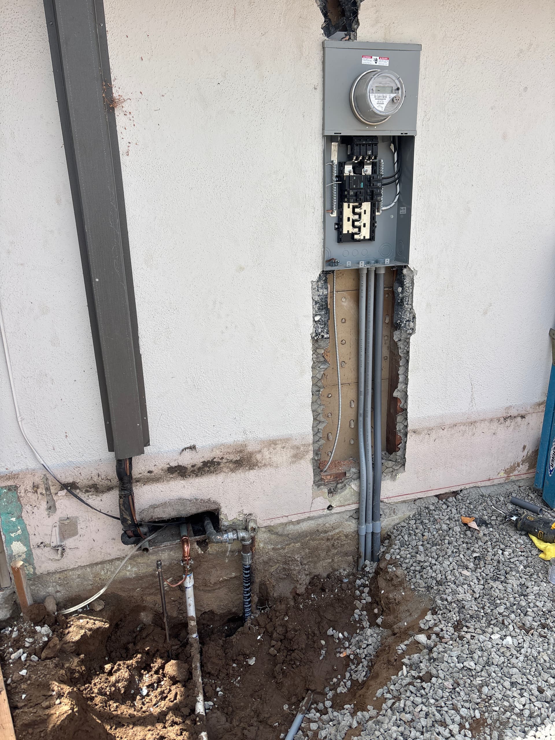 Full Backyard Remodel Electrical Rough-In With EV Charging and Subpanel image