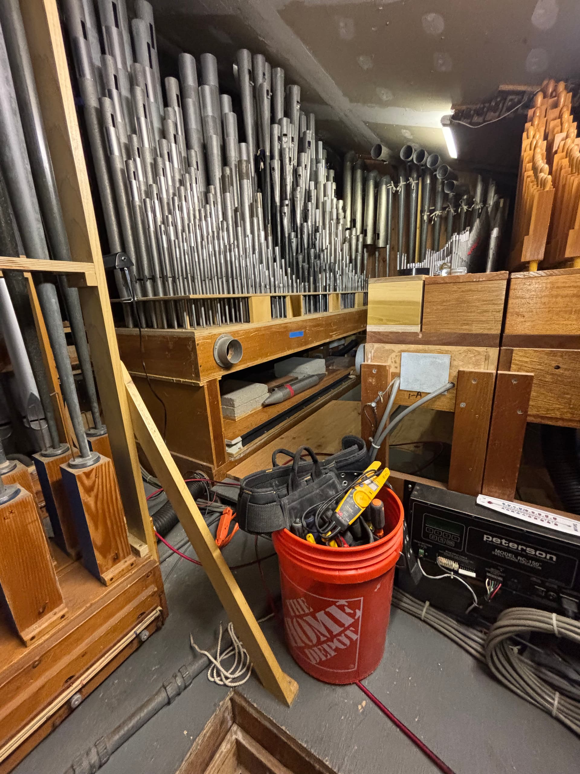 We Fixed a Burned Outlet Inside a Pipe Organ image