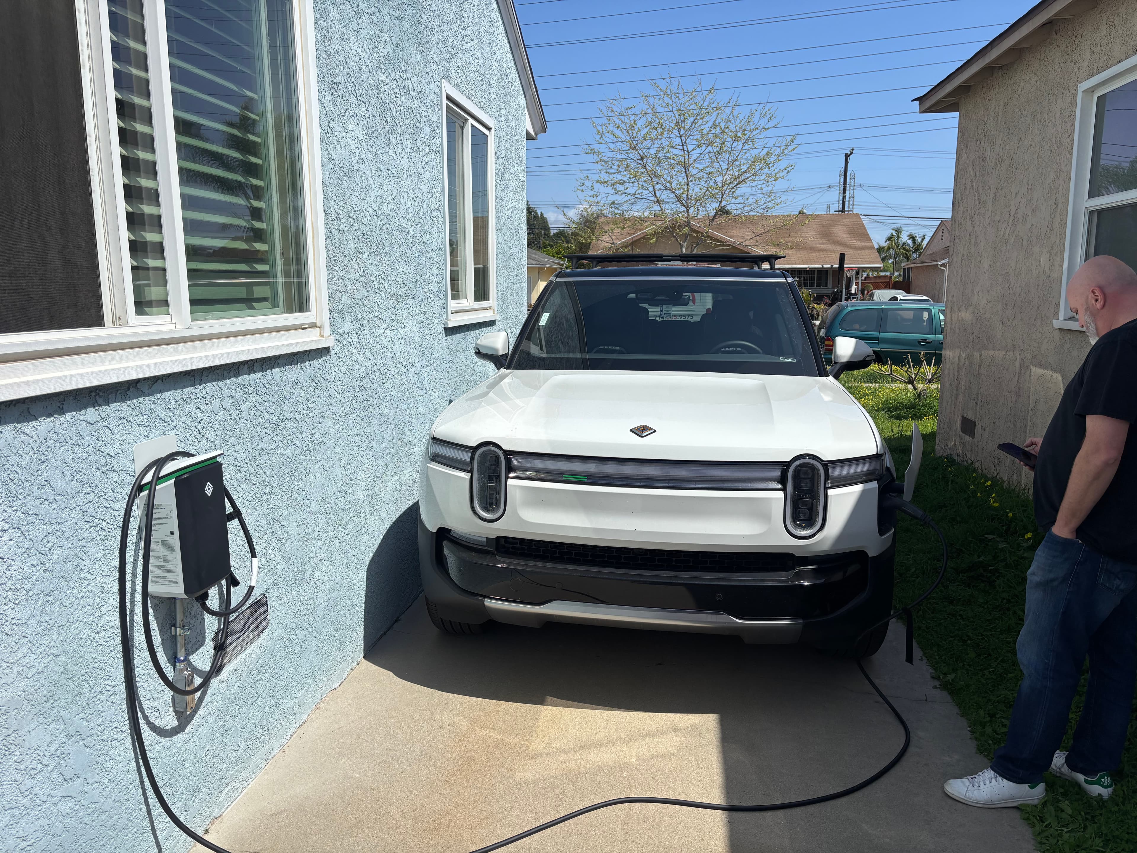 Project Rivian Home Charger Installed Clean and Ready to Go image