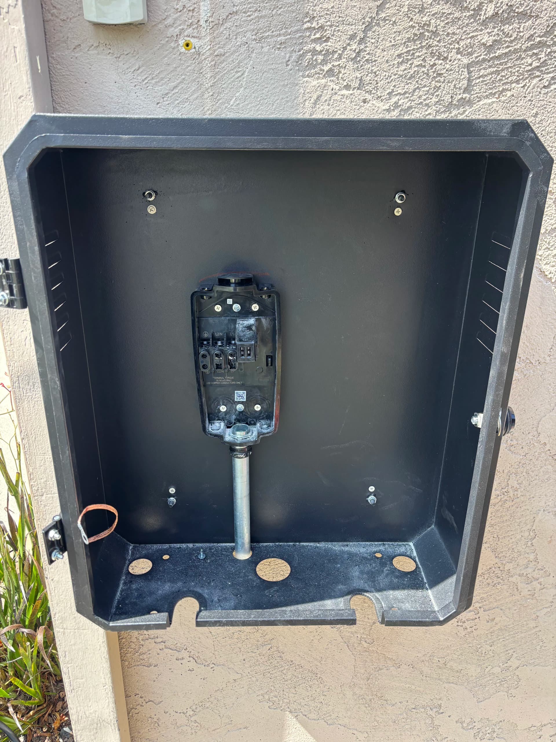 Gallery photos for Tesla Universal Wall Connector Installed with a Security Enclosure: Image #1