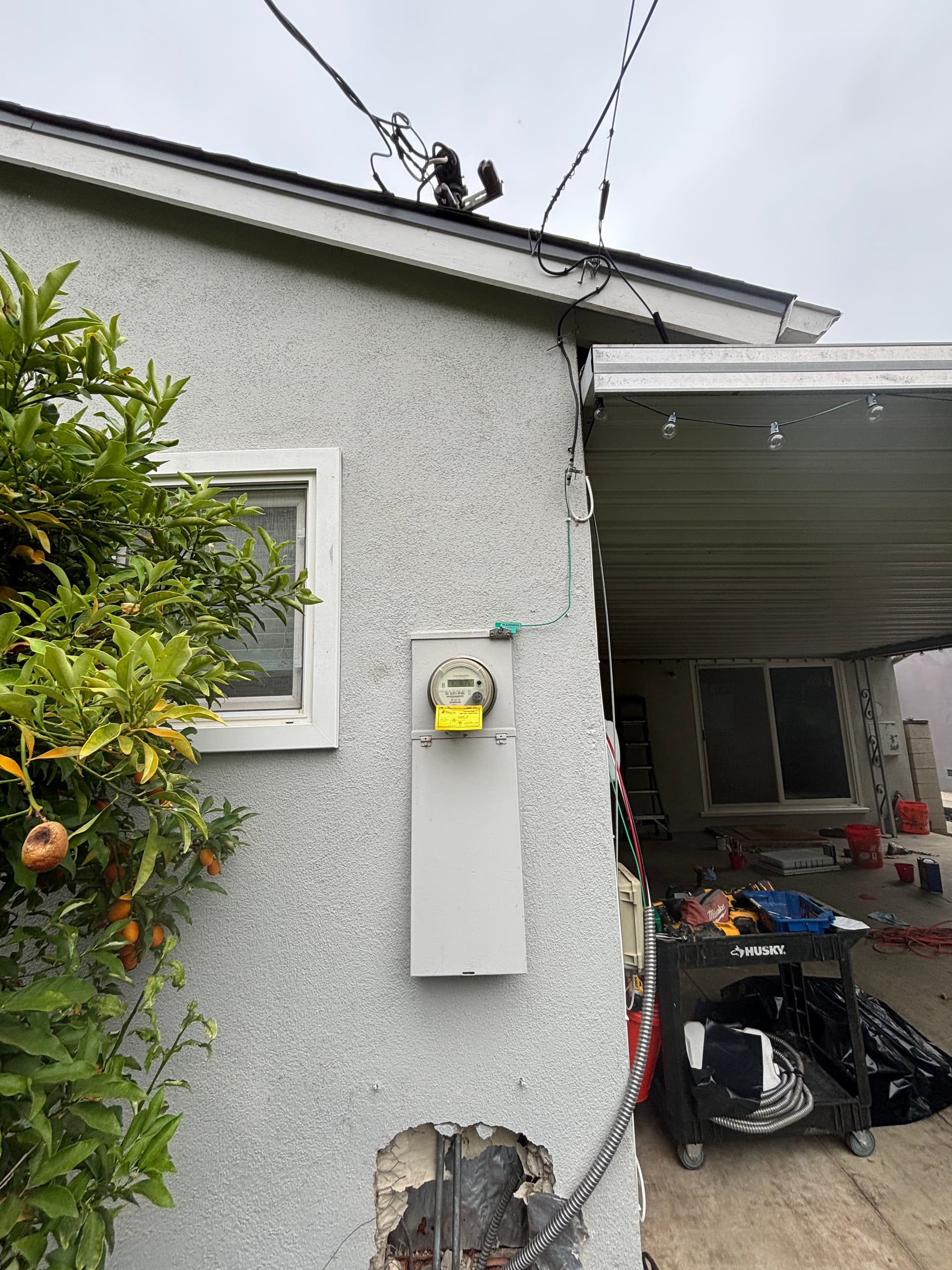 Gallery photos for 200-Amp Service Upgrade with New Sub Panel and EV Outlet: Image #4